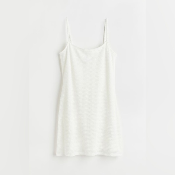 H&M Crochet A-line Jersey Dress - Picture 4 of 5